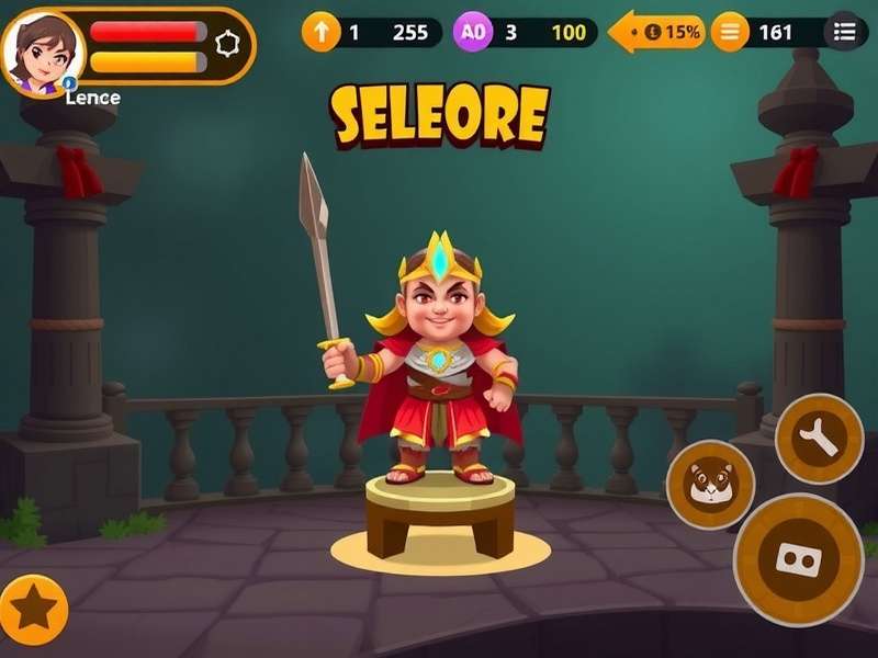 Gulab Jamun Gladiators character selection screen